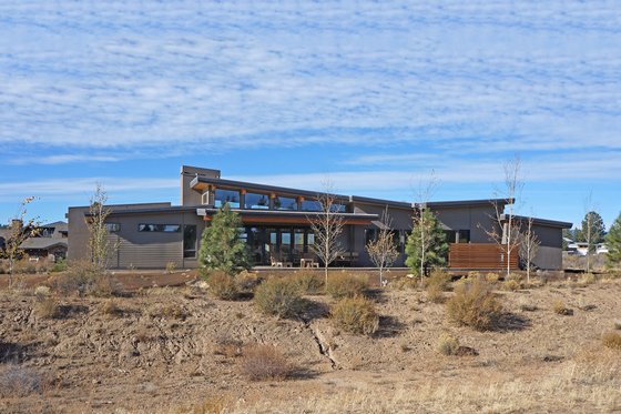 Exterior - Rear Elevation 1 for Modern House Plan #892-14 - 3 bed, 3.5 bath