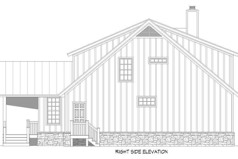 Home Plan - Exterior - Other Elevation for Farmhouse House Plan #932-702 - 3 bed, 2.5 bath