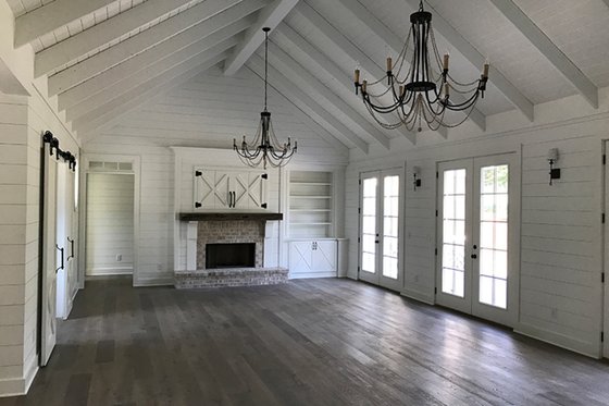 Interior - Family Room 1 for Traditional House Plan #437-83 - 4 bed, 3.5 bath