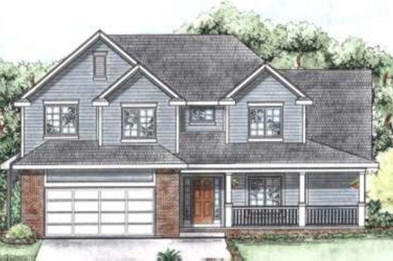Traditional Style House Plan - 5 Beds 3 Baths 2532 Sq/Ft Plan #20-1711