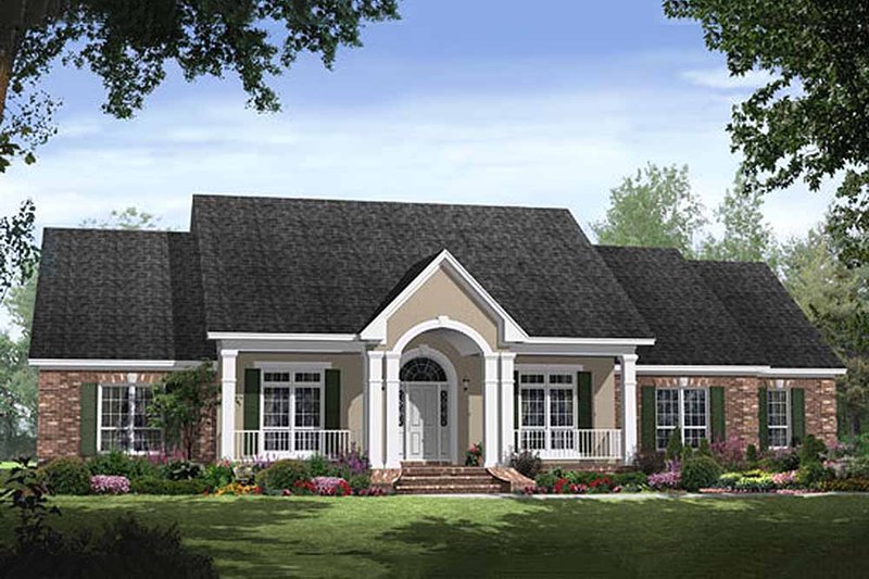 Home Plan - Traditional Exterior - Front Elevation Plan #21-285
