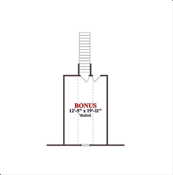 Traditional Floor Plan - Upper Floor Plan #63-281