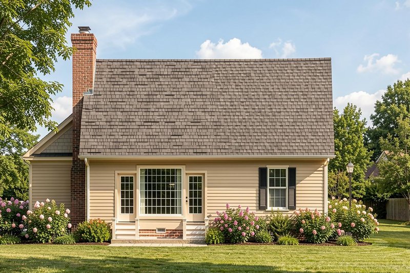 House Design - Exterior - Rear Elevation for Southern House Plan #137-121 - 3 bed, 2 bath