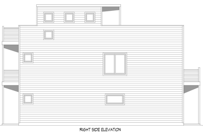 Home Plan - Exterior - Other Elevation 1 for Contemporary House Plan #932-903 - 4 bed, 3 bath