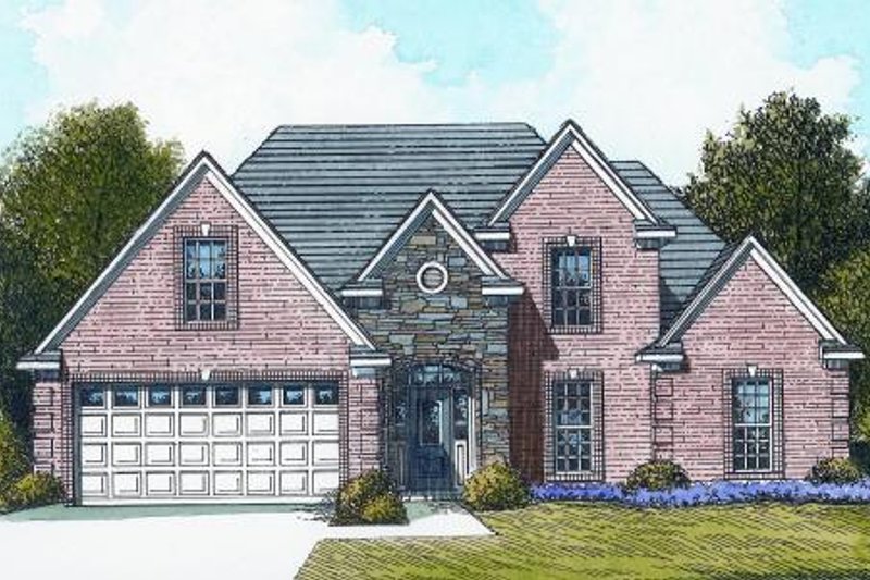 Traditional Style House Plan - 5 Beds 3 Baths 2823 Sq/Ft Plan #424-287