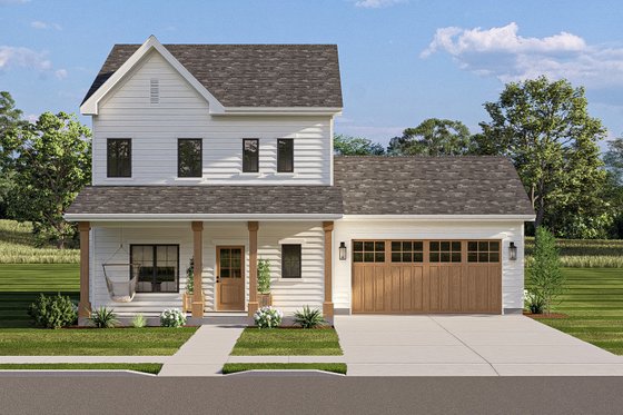 Exterior - Other Elevation for Traditional House Plan #455-792 - 3 bed, 2.5 bath