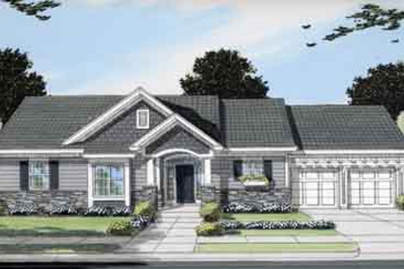Cottage Style House Plan - 3 Beds 2 Baths 1563 Sq/Ft Plan #46-375