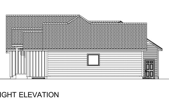 Exterior - Other Elevation for Ranch House Plan #1084-7 - 5 bed, 4 bath
