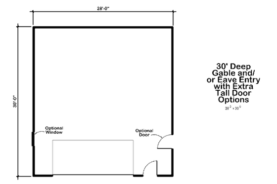 Floor Plan - Main Floor for Traditional House Plan #312-748, 0 bath