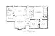 Traditional Style House Plan - 3 Beds 2 Baths 1533 Sq/Ft Plan #405-363 