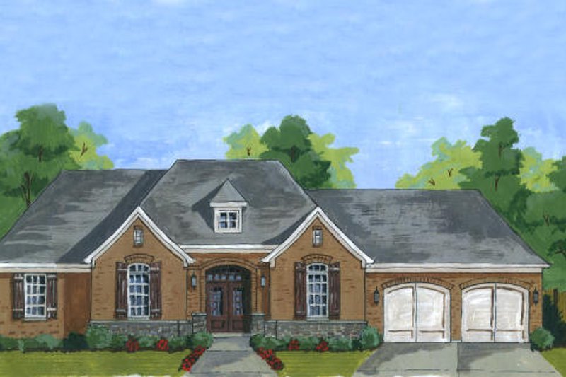 Home Plan - European Exterior - Front Elevation Plan #46-509
