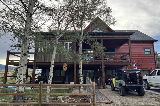 Exterior - Rear Elevation for Country House Plan #932-15 - 2 bed, 2 bath