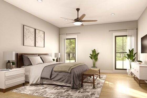 Interior - Master Bedroom for Farmhouse House Plan #430-264 - 3 bed, 2.5 bath