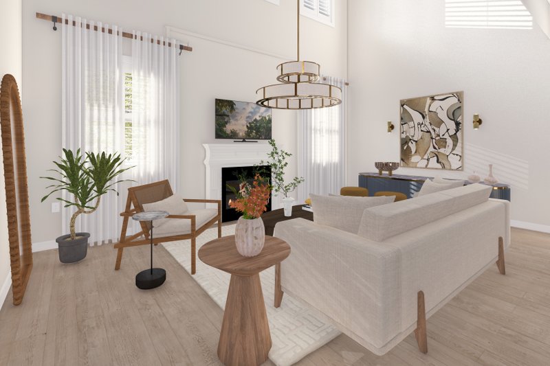Architectural House Design - Interior - Family Room for Farmhouse House Plan #1060-368 - 5 bed, 4 bath