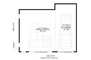 Floor Plan - Main Floor for Traditional House Plan #932-519, 0 bath