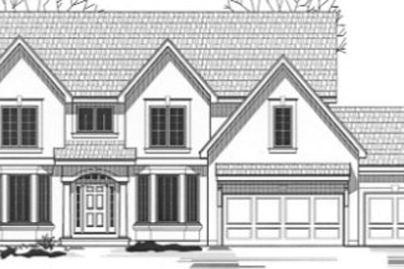 Traditional Style House Plan - 4 Beds 3 Baths 2981 Sq/Ft Plan #67-818