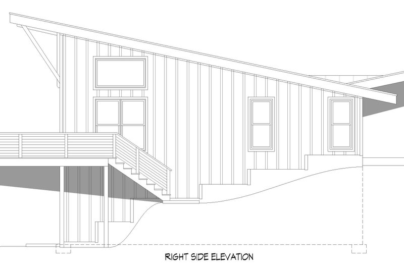 Architectural House Design - Exterior - Other Elevation 1 for Country House Plan #932-1190 - 3 bed, 2 bath