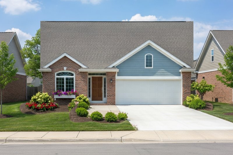 Dream House Plan - Exterior - Front Elevation 2 for Traditional House Plan #20-1611 - 2 bed, 2 bath