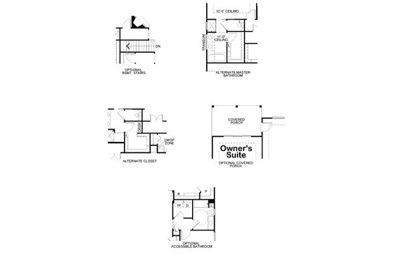 Floor Plan - Other Floor for Cottage House Plan #20-2630 - 2 bed, 2 bath