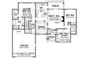 Traditional Style House Plan - 3 Beds 2 Baths 1535 Sq/Ft Plan #929-57 