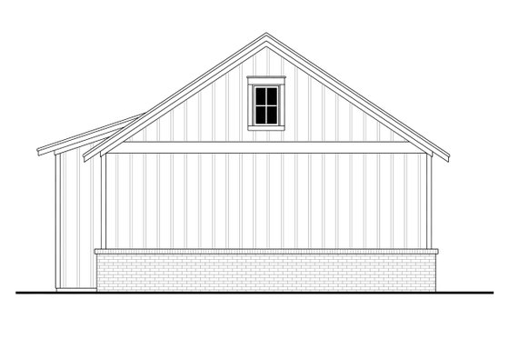 Exterior - Other Elevation 1 for Farmhouse House Plan #430-267, 0 bath