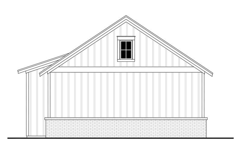 Architectural House Design - Exterior - Other Elevation 1 for Farmhouse House Plan #430-267, 0 bath