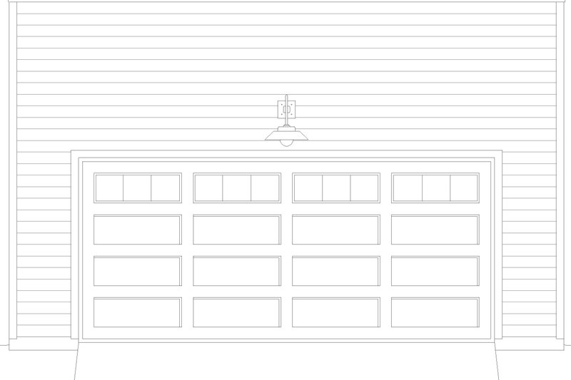 Home Plan - Exterior - Front Elevation 3 for Contemporary House Plan #932-1086, 0 bath