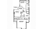 European Style House Plan - 4 Beds 2.5 Baths 2735 Sq/Ft Plan #62-136 