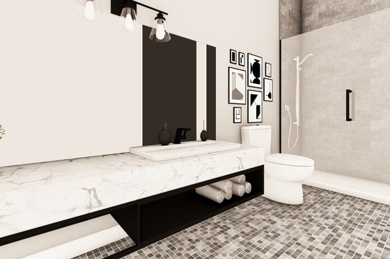 Interior - Bathroom for Barndominium House Plan #1064-392 - 1 bed, 1 bath