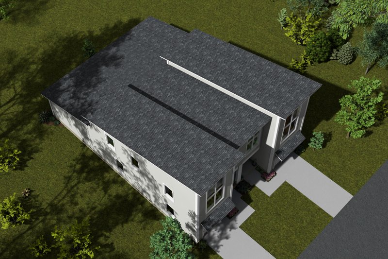 Architectural House Design - Exterior - Other Elevation 3 for Modern House Plan #513-2291 - 3 bed, 3 bath