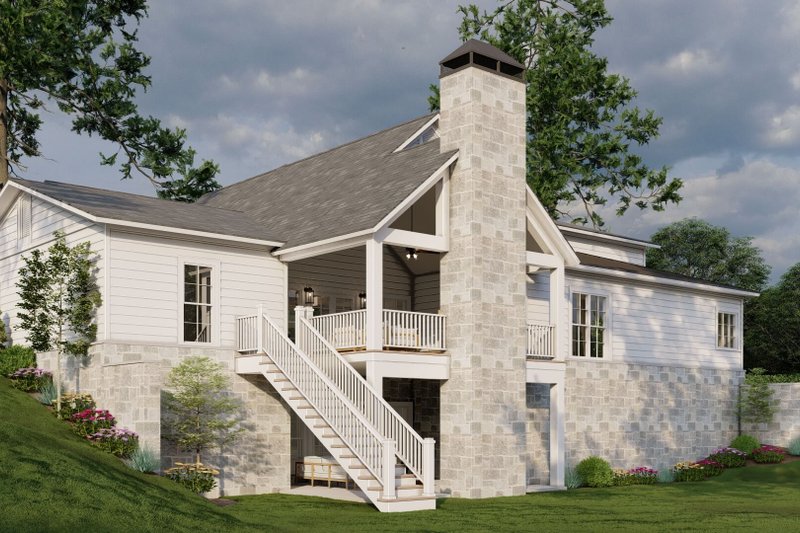 Dream House Plan - Exterior - Other Elevation 3 for Farmhouse House Plan #923-371 - 4 bed, 2.5 bath