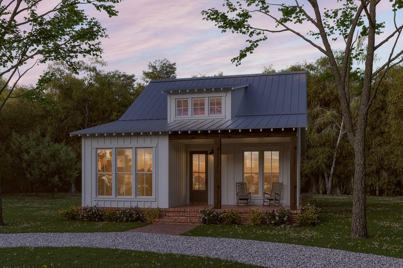 Home Plan - Exterior - Front Elevation 3 for Farmhouse House Plan #430-294 - 3 bed, 2 bath
