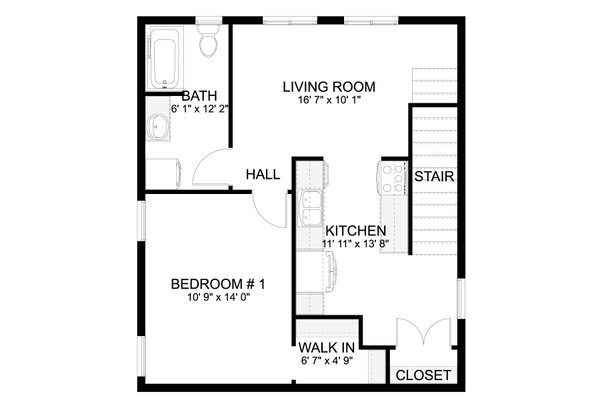 Home Plan - Modern Floor Plan - Upper Floor Plan #1060-459