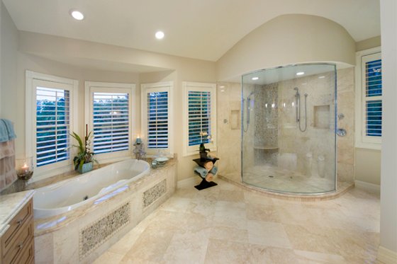 Interior - Master Bathroom for Beach House Plan #548-10 - 3 bed, 4 bath