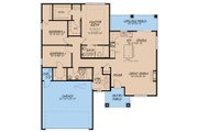 Contemporary Style House Plan - 3 Beds 2 Baths 1438 Sq/Ft Plan #923-140 