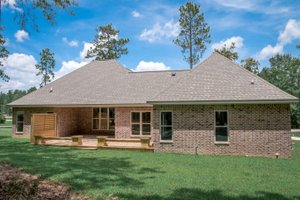 Exterior - Rear Elevation for Country House Plan #430-167 - 3 bed, 2 bath