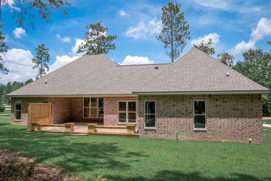 Exterior - Rear Elevation for Country House Plan #430-167 - 3 bed, 2 bath