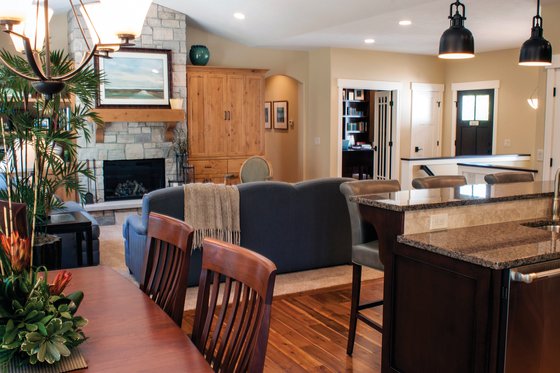 Interior - Family Room 2 for Ranch House Plan #928-2 - 3 bed, 2.5 bath