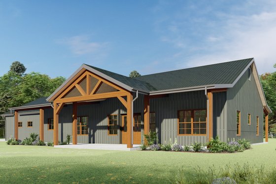 Exterior - Other Elevation for Barndominium House Plan #1092-27 - 3 bed, 2.5 bath