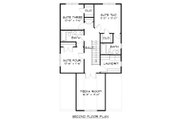 Bungalow Style House Plan - 4 Beds 3.5 Baths 2258 Sq/Ft Plan #413-871 