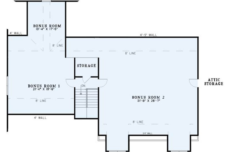 House Plan Design - Floor Plan - Upper Floor for Craftsman House Plan #17-3322 - 7 bed, 5.5 bath