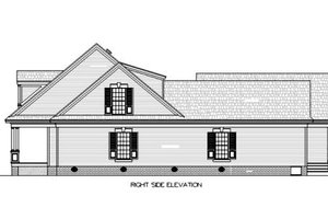 Exterior - Other Elevation 1 for Country House Plan #45-353 - 5 bed, 4.5 bath