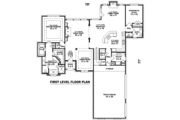European Style House Plan - 3 Beds 3 Baths 3397 Sq/Ft Plan #81-1163 