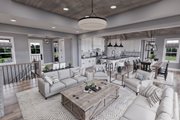 Farmhouse Style House Plan - 4 Beds 4 Baths 3046 Sq/Ft Plan #51-1449 
