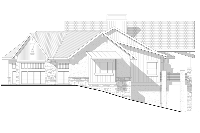 House Design - Exterior - Other Elevation 1 for Country House Plan #1108-2 - 2 bed, 2.5 bath