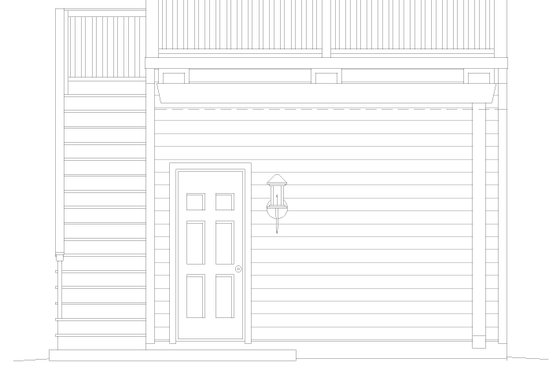 Exterior - Other Elevation for Contemporary House Plan #932-639, 0 bath