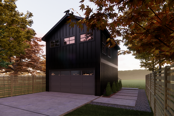 Exterior - Other Elevation 1 for Craftsman House Plan #1098-5 - 3 bed, 2 bath