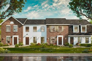 Modern Exterior - Front Elevation Plan #54-646