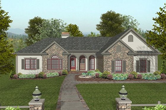 Exterior - Other Elevation for Craftsman House Plan #56-567 - 3 bed, 2.5 bath