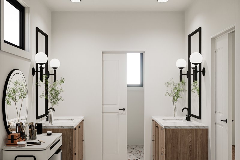 Home Plan - Interior - Master Bathroom for Farmhouse House Plan #1089-28 - 3 bed, 2.5 bath